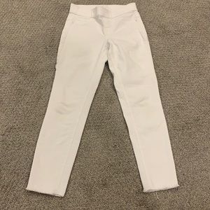Girls white ankle jegging justice size 12 slim